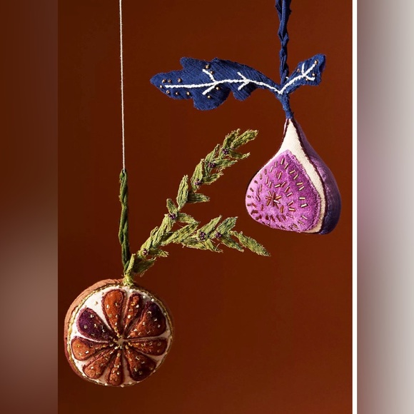 New🌟Anthropologie-Rumi Orange Ornament - Picture 2 of 5